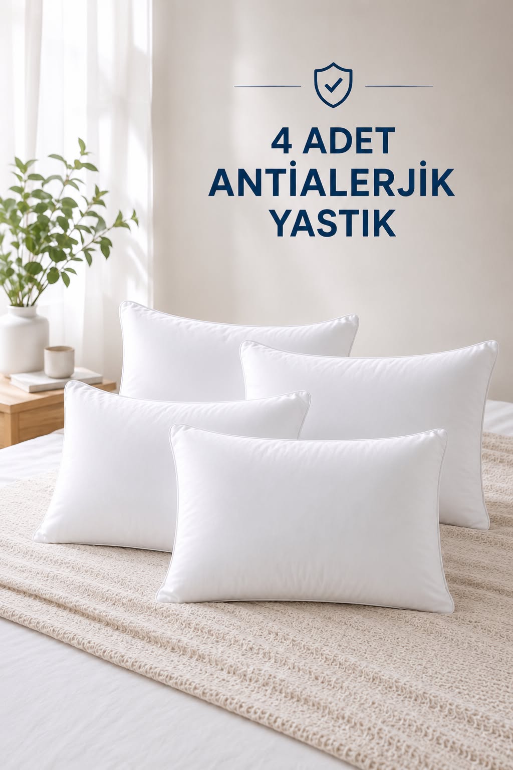 4'lü Antialerjik Yastık