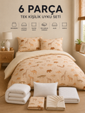 6 Parça Tek Kişilik Uyku Seti |Forest