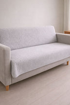 Koltuk Örtüsü | Kaydırmaz Sünger Tabanlı 170x210 Cm Açık Gri
